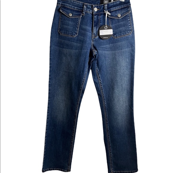 RES DENIM STRAIGHT LACER POCKET JEANS - Picture 1 of 9